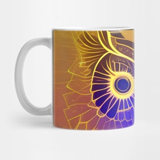 Gometric owl design Mug